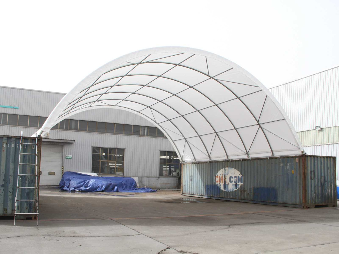 Rhino-Cross-Shelter C2640 - 12x8x3 m - Opslagtank: afbeelding 1 Rhino-Cross-Shelter C2640 - 12x8x3 m - Opslagtank: afbeelding 1