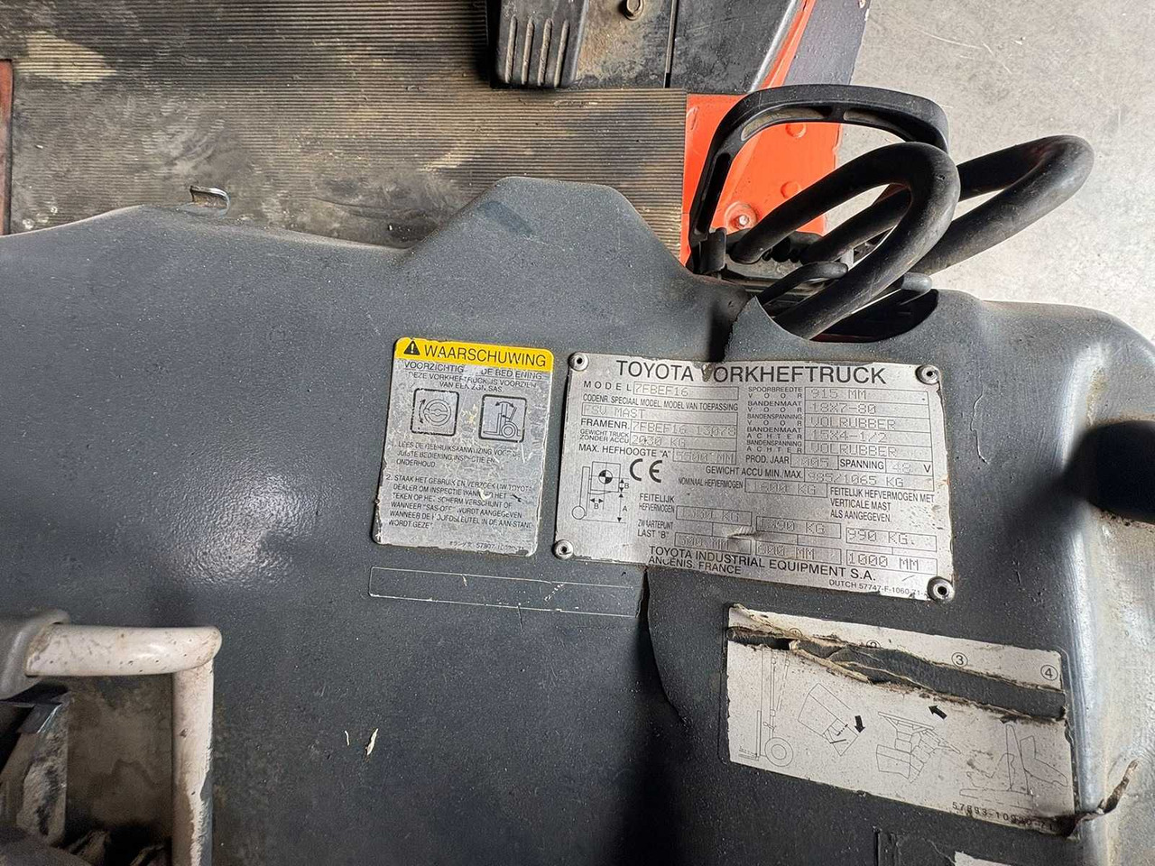 TOYOTA - 2005 - 7FBEF16 - FORKLIFT TRUCK - Heftruck: afbeelding 5 TOYOTA - 2005 - 7FBEF16 - FORKLIFT TRUCK - Heftruck: afbeelding 5