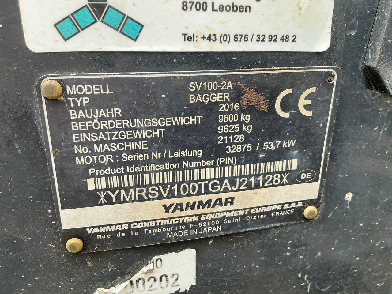 Rupsgraafmachine Yanmar SV100-2A: afbeelding 44 Rupsgraafmachine Yanmar SV100-2A: afbeelding 44