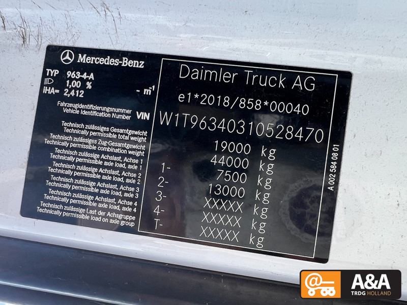 Mercedes-Benz ACTROS 1845 LS - 2021 - W1T96340310528470 - 391 552 km - NEW CONDITION - Trekker: afbeelding 3 Mercedes-Benz ACTROS 1845 LS - 2021 - W1T96340310528470 - 391 552 km - NEW CONDITION - Trekker: afbeelding 3