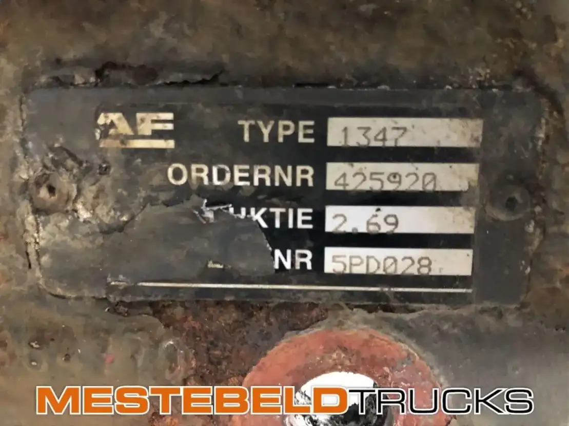 DAF Differentieel 1347 -2.69 - Differentieel voor Vrachtwagen: afbeelding 1 DAF Differentieel 1347 -2.69 - Differentieel voor Vrachtwagen: afbeelding 1