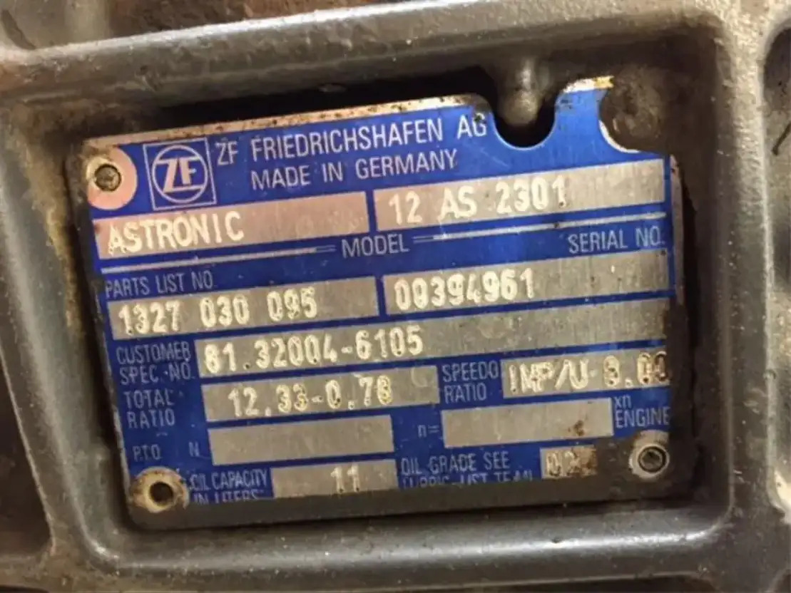 MAN Versn bak 12 AS 2301 OD - Versnellingsbak en onderdelen voor Vrachtwagen: afbeelding 1 MAN Versn bak 12 AS 2301 OD - Versnellingsbak en onderdelen voor Vrachtwagen: afbeelding 1