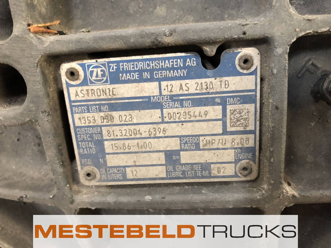 MAN Versnellingsbak 12 AS 2130 TD - Versnellingsbak en onderdelen voor Vrachtwagen: afbeelding 5 MAN Versnellingsbak 12 AS 2130 TD - Versnellingsbak en onderdelen voor Vrachtwagen: afbeelding 5
