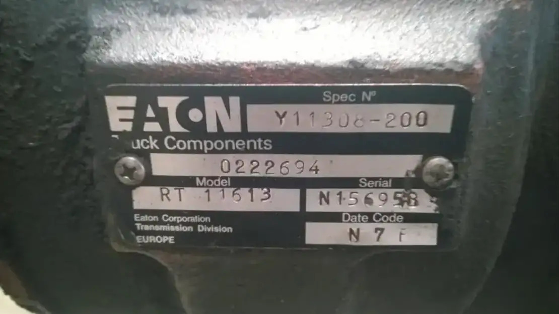 MAN Versnellingsbak Eaton RT11613 - Versnellingsbak en onderdelen voor Vrachtwagen: afbeelding 4 MAN Versnellingsbak Eaton RT11613 - Versnellingsbak en onderdelen voor Vrachtwagen: afbeelding 4