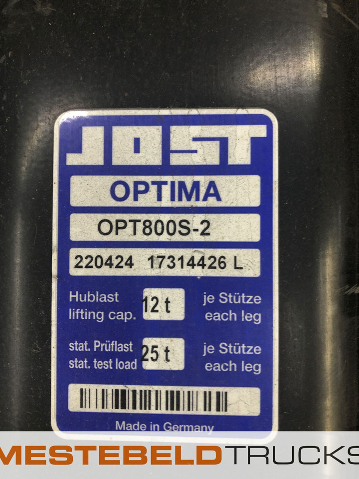 Trailor Set steunpoten Jost Opitma - Frame/ Chassis voor Vrachtwagen: afbeelding 2 Trailor Set steunpoten Jost Opitma - Frame/ Chassis voor Vrachtwagen: afbeelding 2