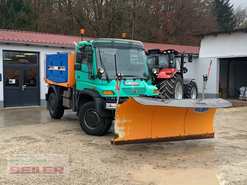 Mercedes-Benz Unimog U 500 + Salzstreuer + Schneeschild - Sneeuwruimer: afbeelding 3 Mercedes-Benz Unimog U 500 + Salzstreuer + Schneeschild - Sneeuwruimer: afbeelding 3