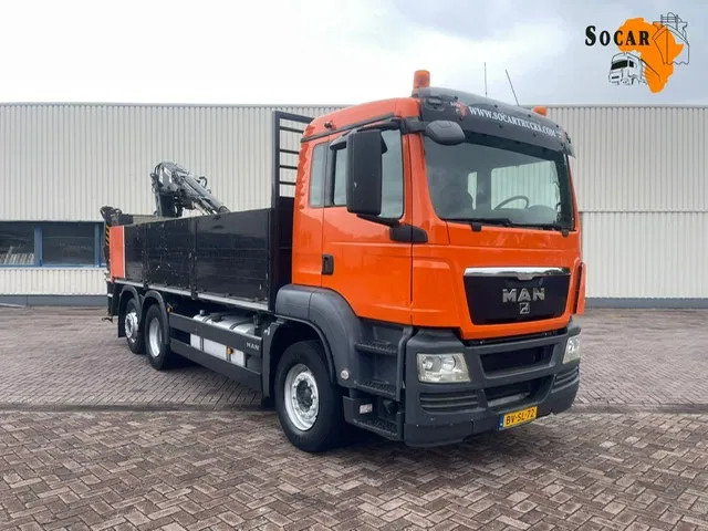 MAN TGS 26.320 6x2 Euro 5 met verrijdbare 14.000 R2 Kennis kraan '2008' met stempels - Kraanwagen: afbeelding 1 MAN TGS 26.320 6x2 Euro 5 met verrijdbare 14.000 R2 Kennis kraan '2008' met stempels - Kraanwagen: afbeelding 1