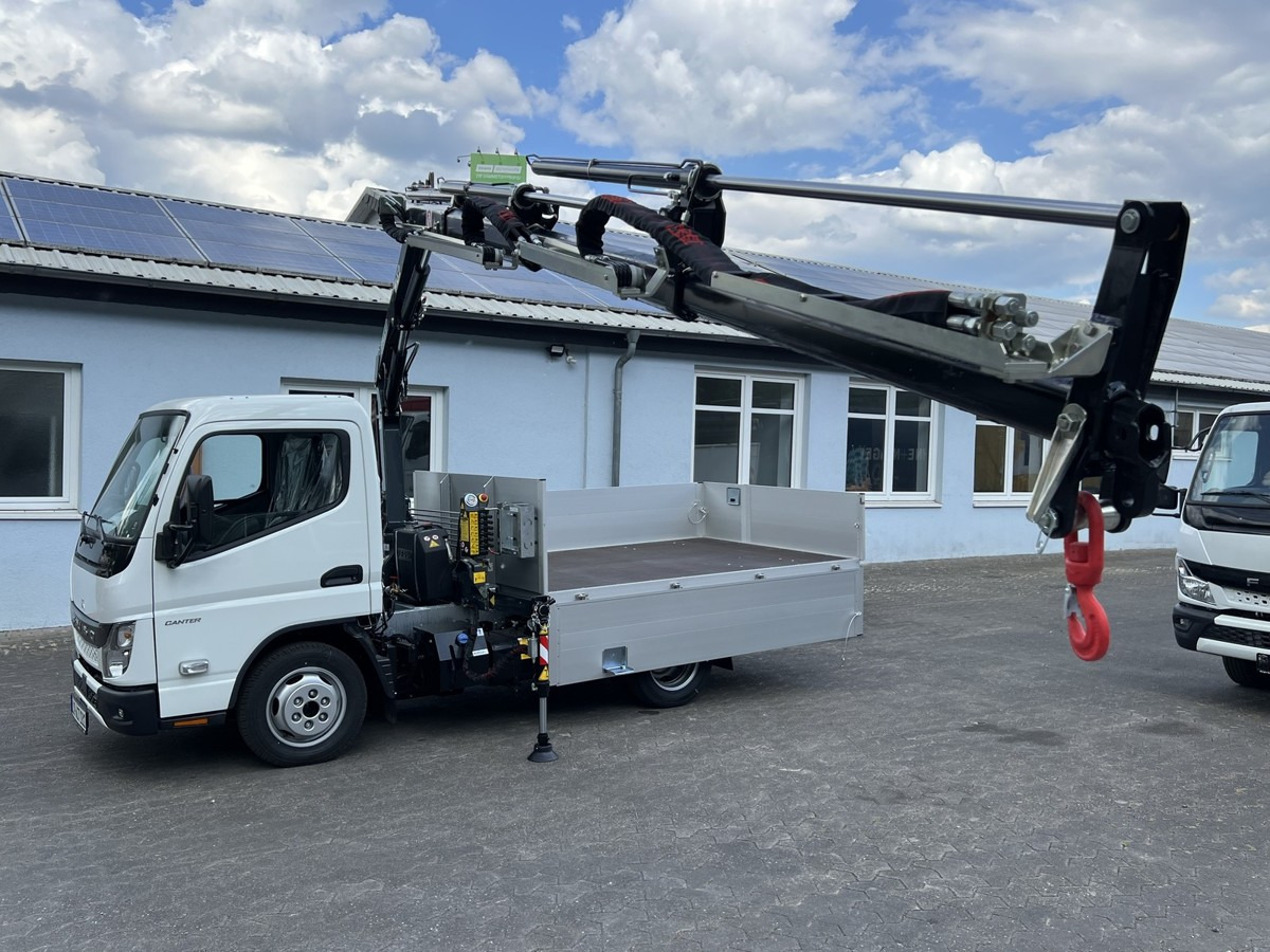FUSO 3S15 Alu Pritsche 2.80m Ladekran Bohrgerät - Bestelwagen open laadbak: afbeelding 4 FUSO 3S15 Alu Pritsche 2.80m Ladekran Bohrgerät - Bestelwagen open laadbak: afbeelding 4