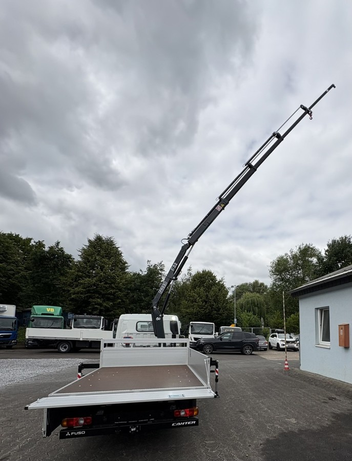 Nieuw Kraanwagen, Vrachtwagen met open laadbak FUSO 3S15 Alu Pritsche 2.80m Ladekran Funk! sofort ve: afbeelding 18