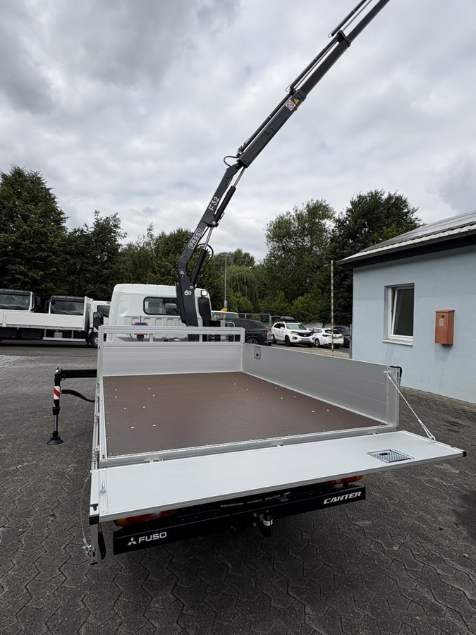 Nieuw Kraanwagen, Vrachtwagen met open laadbak FUSO 3S15 Alu Pritsche 2.80m Ladekran Funk! sofort ve: afbeelding 14