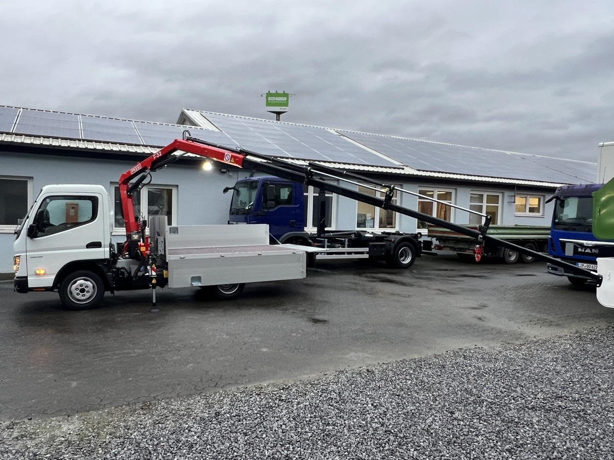 FUSO 3S15 Alu Pritsche 2.80m Ladekran Funk! sofort ve - Kraanwagen, Bestelwagen open laadbak: afbeelding 5 FUSO 3S15 Alu Pritsche 2.80m Ladekran Funk! sofort ve - Kraanwagen, Bestelwagen open laadbak: afbeelding 5
