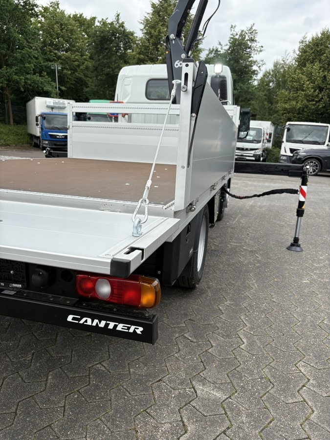 Nieuw Kraanwagen, Vrachtwagen met open laadbak FUSO 3S15 Alu Pritsche 2.80m Ladekran Funk! sofort ve: afbeelding 16