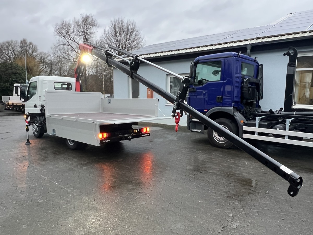 FUSO 3S15 Alu Pritsche 2.80m Ladekran Funk! sofort ve - Vrachtwagen met open laadbak, Kraanwagen: afbeelding 4 FUSO 3S15 Alu Pritsche 2.80m Ladekran Funk! sofort ve - Vrachtwagen met open laadbak, Kraanwagen: afbeelding 4