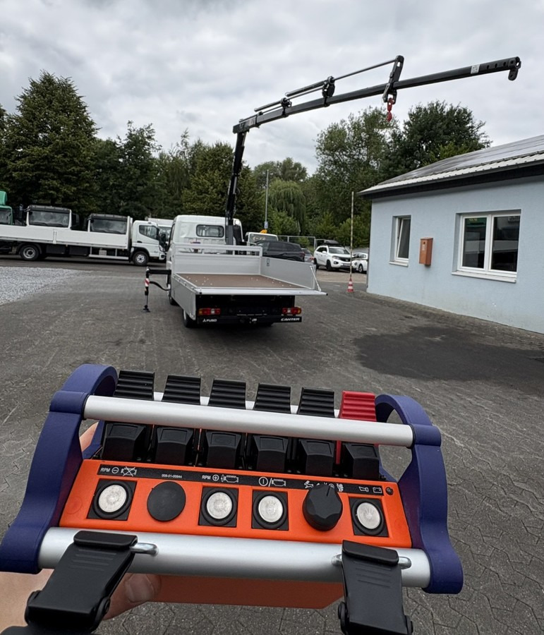 Nieuw Kraanwagen, Vrachtwagen met open laadbak FUSO 3S15 Alu Pritsche 2.80m Ladekran Funk! sofort ve: afbeelding 13