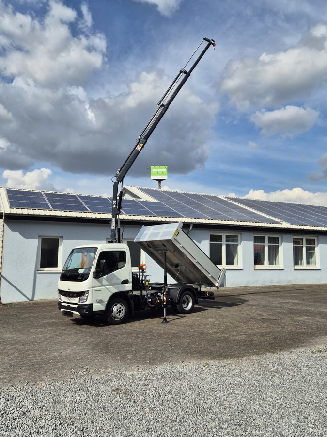 Nieuw Kipper bestelwagen FUSO 3S15 Kipper mit Ladekran Funk 3x hydr. Kran: afbeelding 7