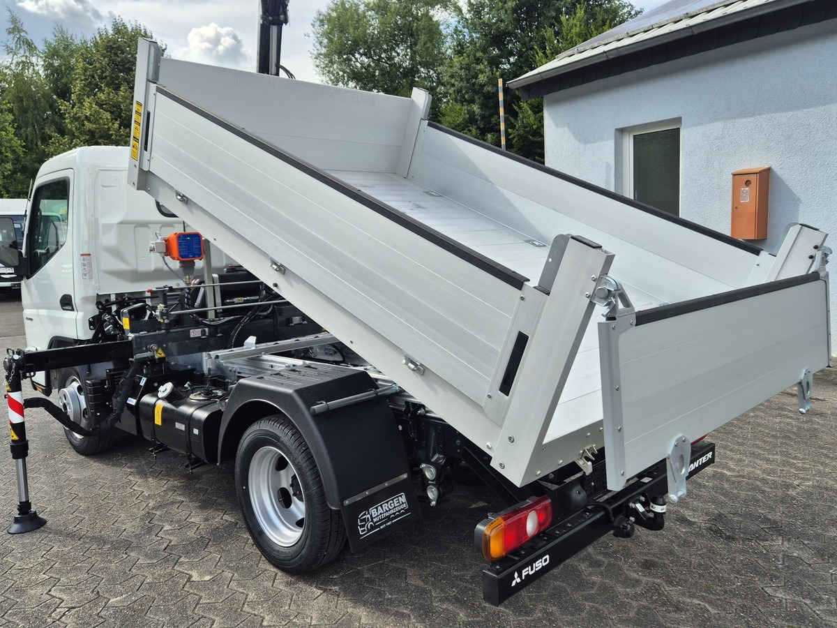 Nieuw Kipper bestelwagen FUSO 3S15 Kipper mit Ladekran Funk 3x hydr. Kran: afbeelding 5