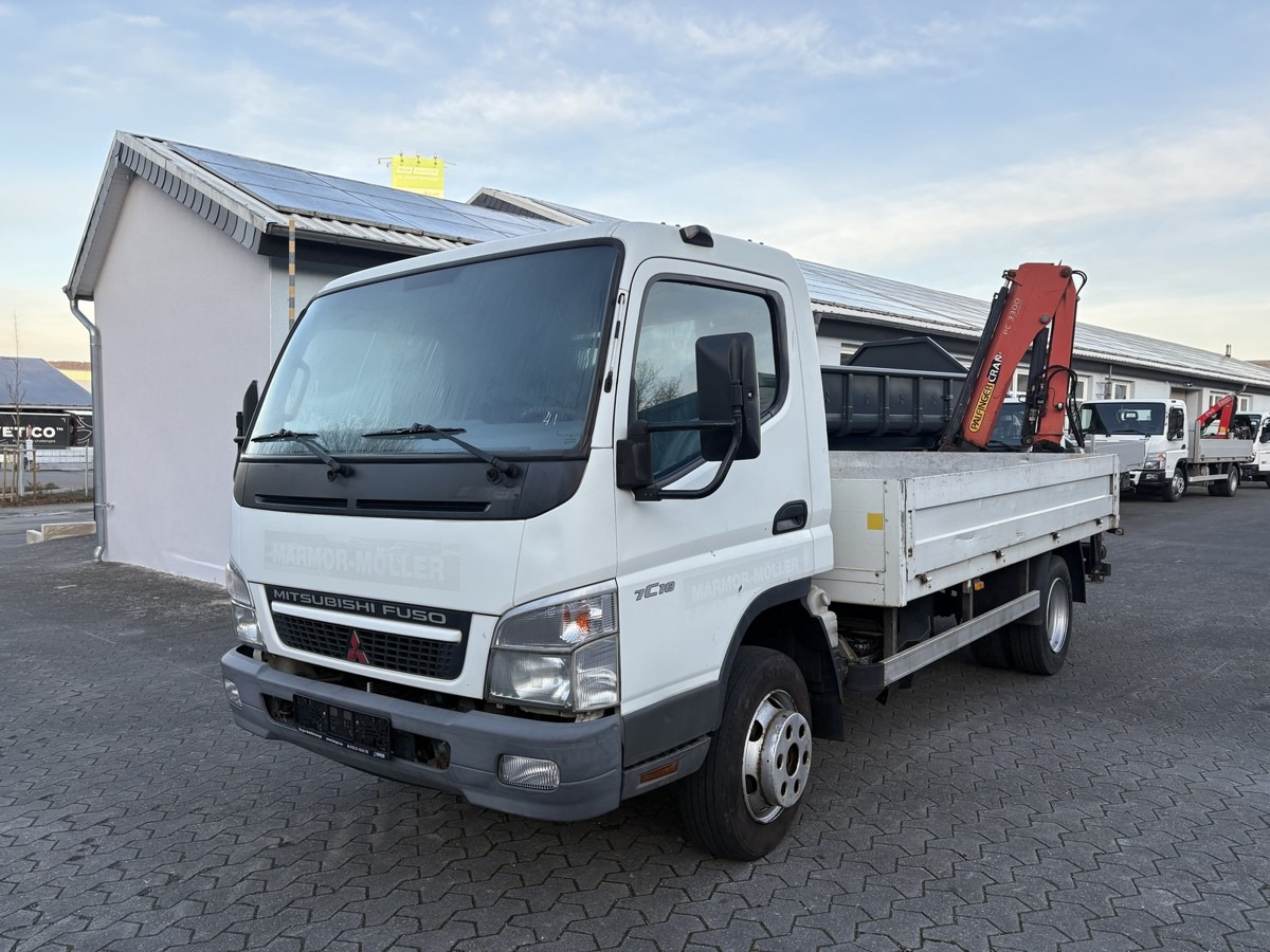 FUSO FUSO 7C18 Canter Pritsche 3.8m Kran 2x hydr. - Bestelwagen open laadbak: afbeelding 1 FUSO FUSO 7C18 Canter Pritsche 3.8m Kran 2x hydr. - Bestelwagen open laadbak: afbeelding 1
