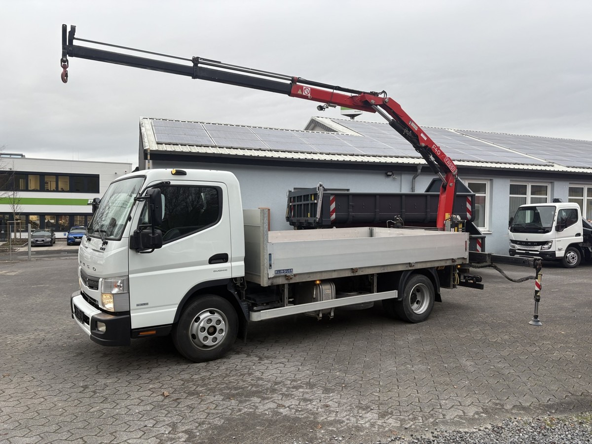 FUSO FUSO 9C18 Canter Pritsche 3.8m Kran 2x hydr. - Bestelwagen open laadbak: afbeelding 1 FUSO FUSO 9C18 Canter Pritsche 3.8m Kran 2x hydr. - Bestelwagen open laadbak: afbeelding 1