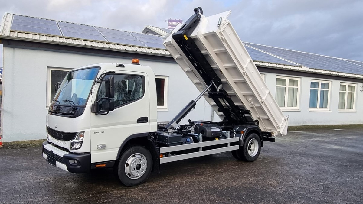 FUSO FUSO 9C18 Duonic City Abrollkipper AHK - Haakarmsysteem vrachtwagen: afbeelding 1 FUSO FUSO 9C18 Duonic City Abrollkipper AHK - Haakarmsysteem vrachtwagen: afbeelding 1