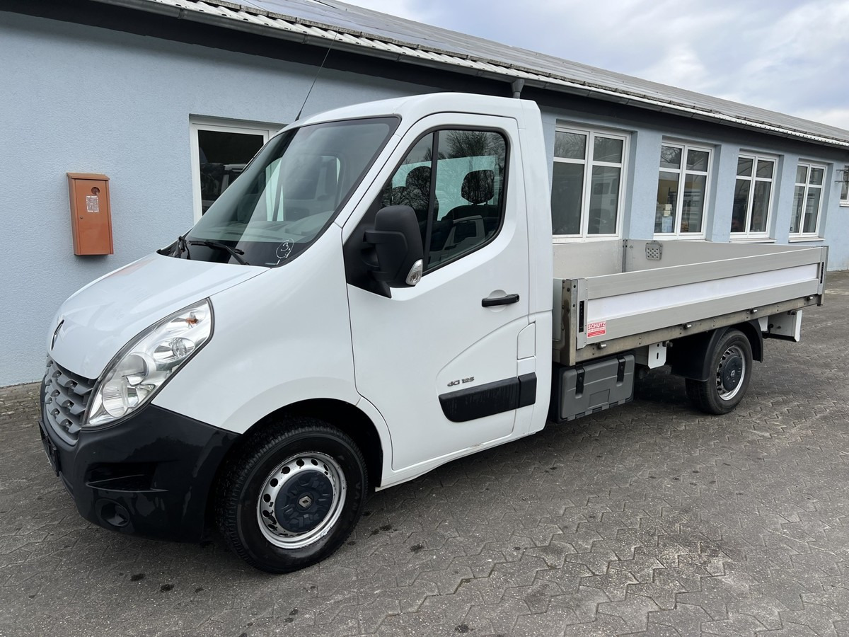 Bestelwagen open laadbak RENAULT Master L2 Tiefpritsche 3.3m Schutz AHK 1 Hd: afbeelding 1