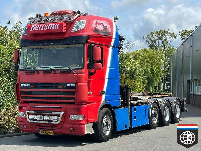 DAF FAK XF105 510 * MANUAL 16x ZF ** PALLFINGER PK20002 ** PALIFT HOOK 25t ** 8X2/4 - Kraanwagen: afbeelding 1 DAF FAK XF105 510 * MANUAL 16x ZF ** PALLFINGER PK20002 ** PALIFT HOOK 25t ** 8X2/4 - Kraanwagen: afbeelding 1