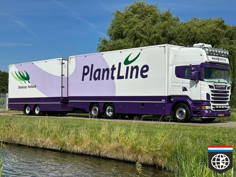 Scania R 500 B 6X2*4 PLANTS COMBI - FULL AIR - RETARDER - 2X TAILLIFT - SPECIAL INTERIOR - CONCOURSTAAT - Koelwagen vrachtwagen: afbeelding 1 Scania R 500 B 6X2*4 PLANTS COMBI - FULL AIR - RETARDER - 2X TAILLIFT - SPECIAL INTERIOR - CONCOURSTAAT - Koelwagen vrachtwagen: afbeelding 1