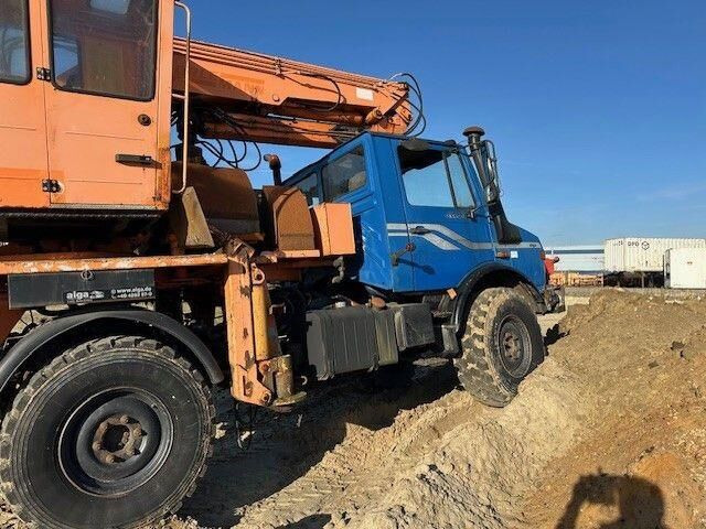 Unimog U 1450 4x4, Zug & Bergwinde, Kran, Greifer, AH - Bouwmachine: afbeelding 2 Unimog U 1450 4x4, Zug & Bergwinde, Kran, Greifer, AH - Bouwmachine: afbeelding 2