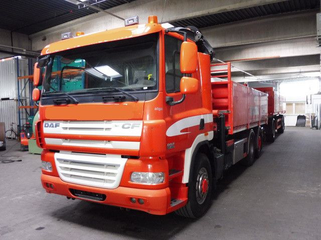 DAF CF 85.460 6x2, Kran Palfinger PK 18002 EH, Funk - Vrachtwagen met open laadbak, Kraanwagen: afbeelding 2 DAF CF 85.460 6x2, Kran Palfinger PK 18002 EH, Funk - Vrachtwagen met open laadbak, Kraanwagen: afbeelding 2