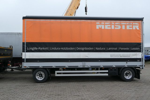 Duenschede PA 18/7, Jumbo, Bordwände, Alu-Felgen - Aanhangwagen met huif: afbeelding 2 Duenschede PA 18/7, Jumbo, Bordwände, Alu-Felgen - Aanhangwagen met huif: afbeelding 2