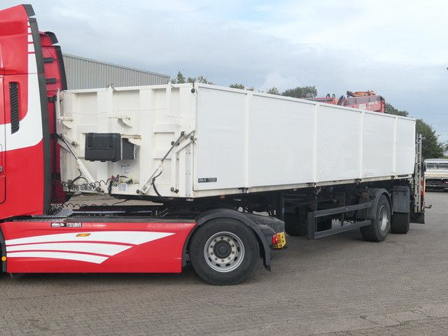 Langendorf SSH 20/25, Kalksandstein, Kran Atlas AK330.2V - Open bak met boorden oplegger: afbeelding 2 Langendorf SSH 20/25, Kalksandstein, Kran Atlas AK330.2V - Open bak met boorden oplegger: afbeelding 2