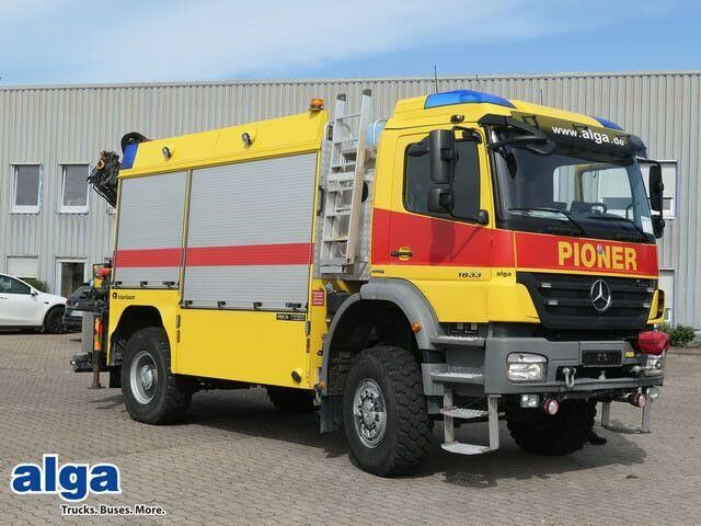 Mercedes-Benz 1833 Axor 4x4,Palfinger PK8502,Allrad,Seilwinde - Brandweerwagen: afbeelding 1 Mercedes-Benz 1833 Axor 4x4,Palfinger PK8502,Allrad,Seilwinde - Brandweerwagen: afbeelding 1