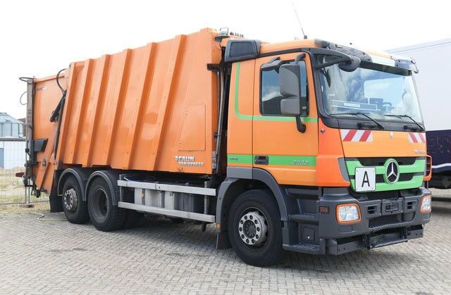 Mercedes-Benz 2532 L Actros 6c2, Faun, Zöller, 24m³, MP3, AC - Vuilniswagen: afbeelding 2 Mercedes-Benz 2532 L Actros 6c2, Faun, Zöller, 24m³, MP3, AC - Vuilniswagen: afbeelding 2