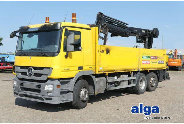 Mercedes-Benz 2536 Actros/MP3/HIAB 211DL/AHK/Klima - Vrachtwagen met open laadbak: afbeelding 1 Mercedes-Benz 2536 Actros/MP3/HIAB 211DL/AHK/Klima - Vrachtwagen met open laadbak: afbeelding 1