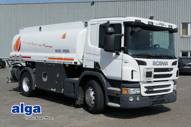 Scania P 400, 2 Kammern, 13m³, Oben- u. Untenbefüllung - Tankwagen: afbeelding 1 Scania P 400, 2 Kammern, 13m³, Oben- u. Untenbefüllung - Tankwagen: afbeelding 1