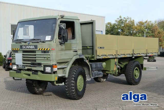 Scania P92HK 4x4, Allrad, Einzelbereifung, Klima, 40tkm - Vrachtwagen met open laadbak: afbeelding 1 Scania P92HK 4x4, Allrad, Einzelbereifung, Klima, 40tkm - Vrachtwagen met open laadbak: afbeelding 1