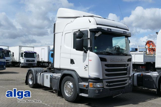 Scania G 450 4x2, Retarder, Hydr., Klima, Alu-Felgen - Trekker: afbeelding 1 Scania G 450 4x2, Retarder, Hydr., Klima, Alu-Felgen - Trekker: afbeelding 1
