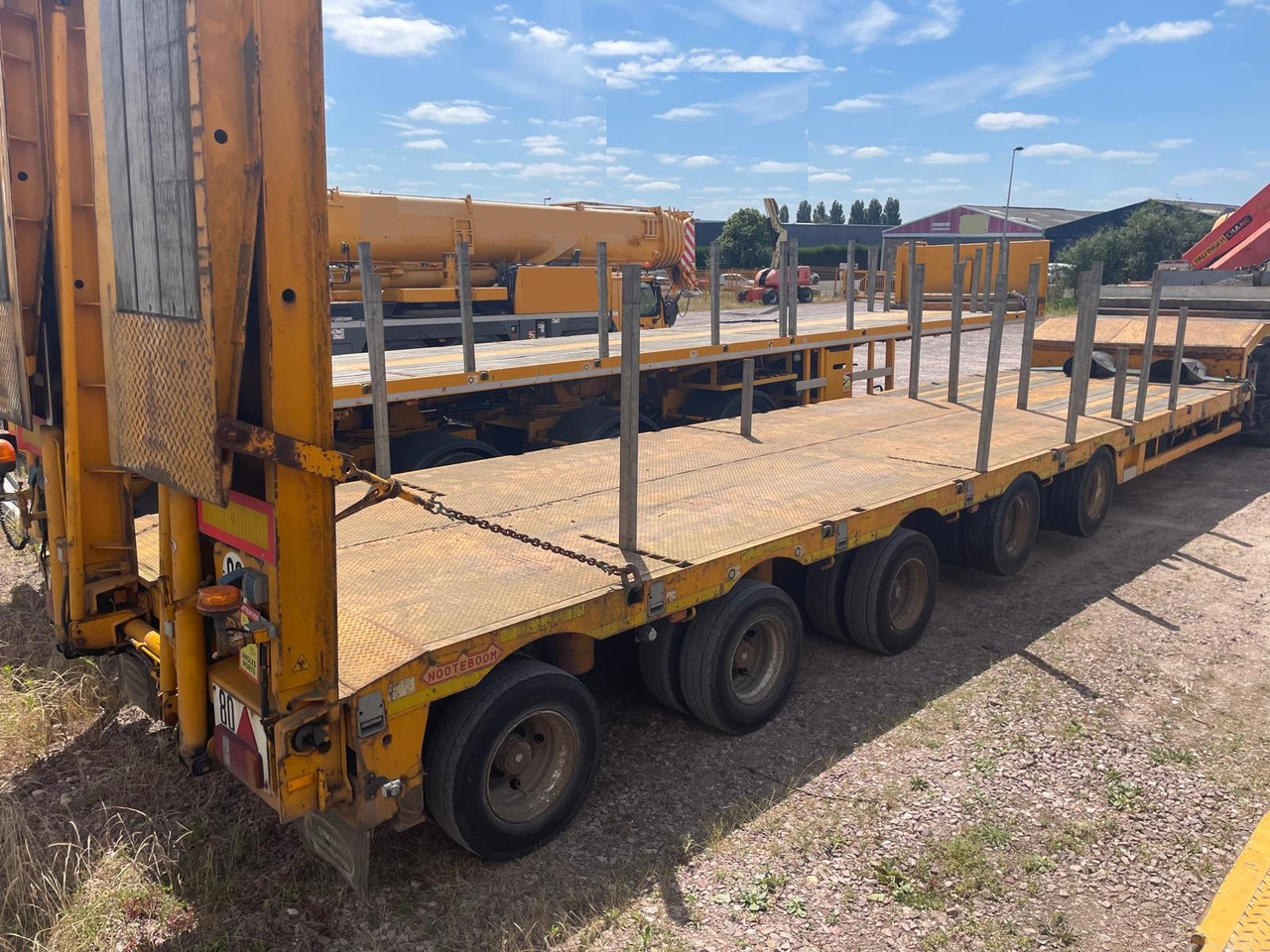 NOOTEBOOM Semi remorque 5 essieux Nooteboom - Open bak met boorden oplegger: afbeelding 1 NOOTEBOOM Semi remorque 5 essieux Nooteboom - Open bak met boorden oplegger: afbeelding 1