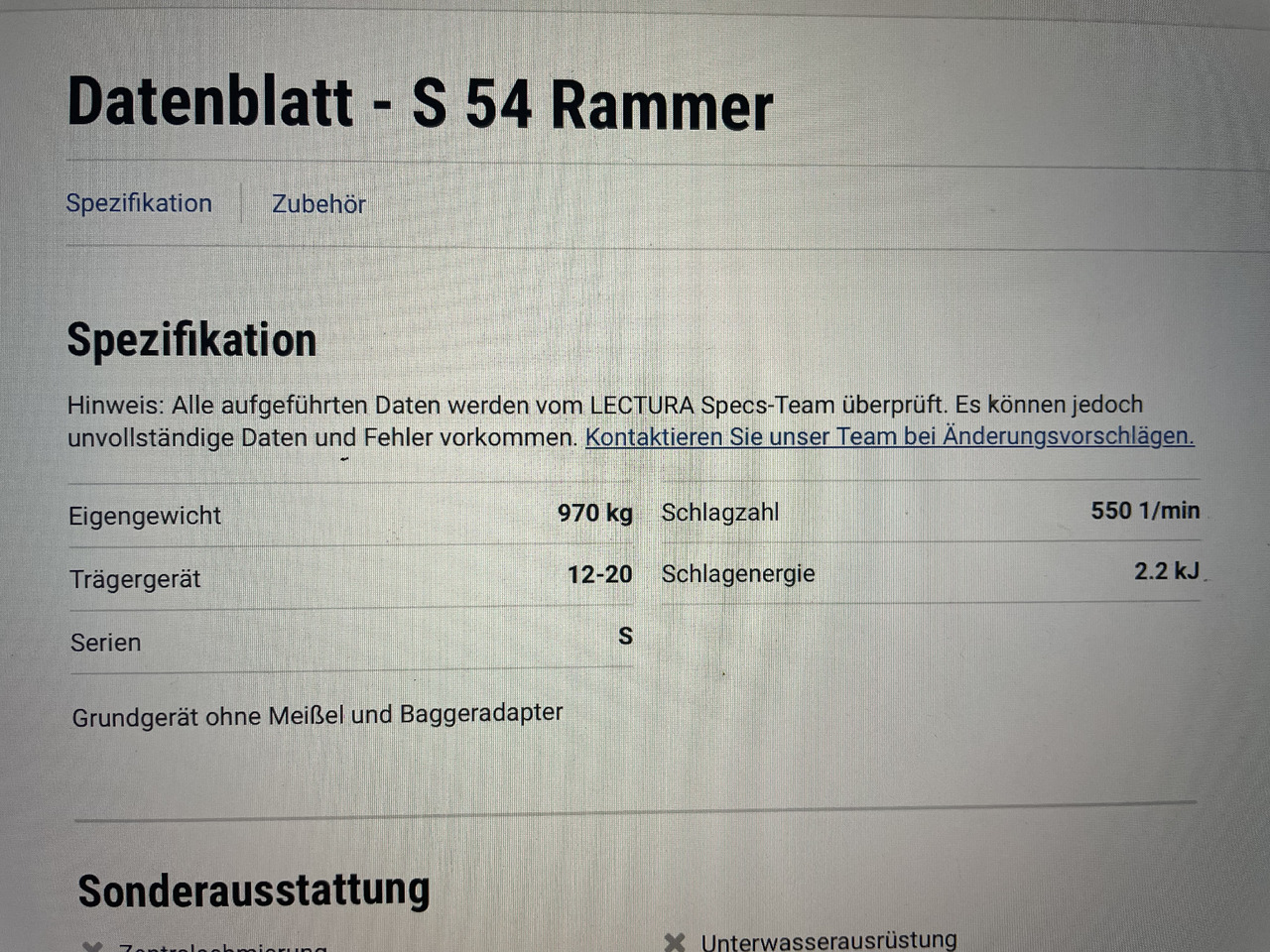 Rammer S54 - Hydraulische hamer voor Rupsgraafmachine: afbeelding 4 Rammer S54 - Hydraulische hamer voor Rupsgraafmachine: afbeelding 4
