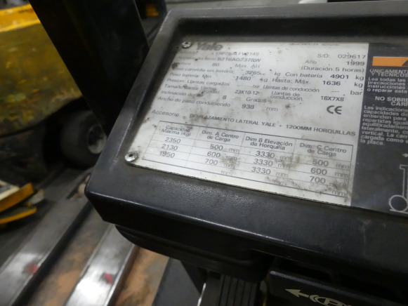 Chariot élévateur Yale ERP25ALFV2145 - Heftruck: afbeelding 4 Chariot élévateur Yale ERP25ALFV2145 - Heftruck: afbeelding 4