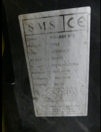 Chariot élévateur Yale ERP25ALFV2145 - Heftruck: afbeelding 5 Chariot élévateur Yale ERP25ALFV2145 - Heftruck: afbeelding 5