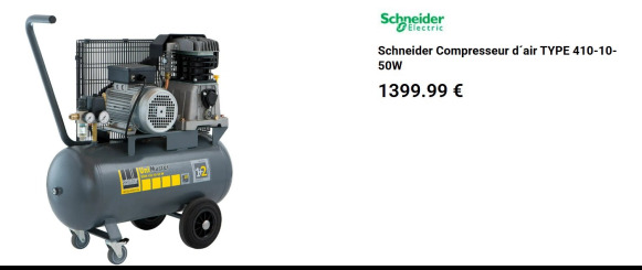 Compresseur professionnel 50 L SCHNEINDER Uni Master UNM 410-10-50 D - Luchtcompressor: afbeelding 1 Compresseur professionnel 50 L SCHNEINDER Uni Master UNM 410-10-50 D - Luchtcompressor: afbeelding 1