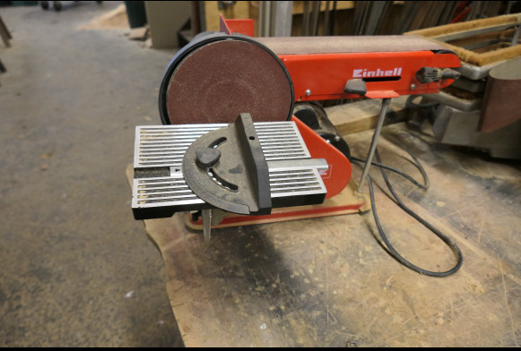 Ponceuse à bande + lapidaire Einhell TC-US 400 - Houtbewerkingsmachine: afbeelding 4 Ponceuse à bande + lapidaire Einhell TC-US 400 - Houtbewerkingsmachine: afbeelding 4