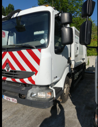 REF:1338 - Camion poubelle Renault Midlum 190DXI (2011-140.758 km) - Vuilniswagen: afbeelding 2 REF:1338 - Camion poubelle Renault Midlum 190DXI (2011-140.758 km) - Vuilniswagen: afbeelding 2