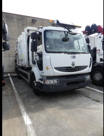 REF:1388 - Camion poubelle Renault Midlum 270DXI (2011-185.032 km) - Vuilniswagen: afbeelding 1 REF:1388 - Camion poubelle Renault Midlum 270DXI (2011-185.032 km) - Vuilniswagen: afbeelding 1