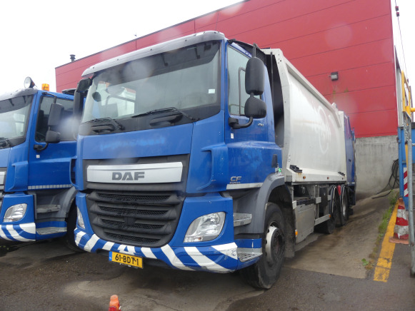 REF:61-BDT-1 - Camion poubelle DAF CF 290 FAG (2014-364.476 km) - Vuilniswagen: afbeelding 1 REF:61-BDT-1 - Camion poubelle DAF CF 290 FAG (2014-364.476 km) - Vuilniswagen: afbeelding 1