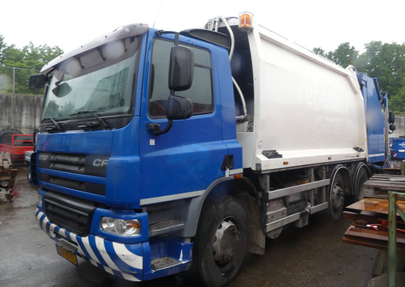 REF:BX-PS-13 - Camion poubelle DAF FAG CF 75 (2010-390.475 km) - Vuilniswagen: afbeelding 1 REF:BX-PS-13 - Camion poubelle DAF FAG CF 75 (2010-390.475 km) - Vuilniswagen: afbeelding 1
