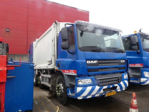 REF:BZ-DF-46 - Camion poubelle DAF FAG CF75 (2011-333.637 km) - Vuilniswagen: afbeelding 2 REF:BZ-DF-46 - Camion poubelle DAF FAG CF75 (2011-333.637 km) - Vuilniswagen: afbeelding 2