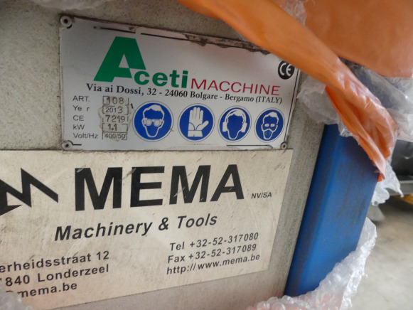 Touret à meuler double tête Aceti Machinne 108 - Metaalbewerkingsmachine: afbeelding 2 Touret à meuler double tête Aceti Machinne 108 - Metaalbewerkingsmachine: afbeelding 2