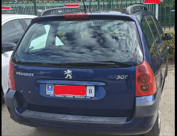 Voiture Peugeot 307 (2005-58.925 km-VIN:VF33EKFUC84066327) - Personenwagen: afbeelding 2 Voiture Peugeot 307 (2005-58.925 km-VIN:VF33EKFUC84066327) - Personenwagen: afbeelding 2