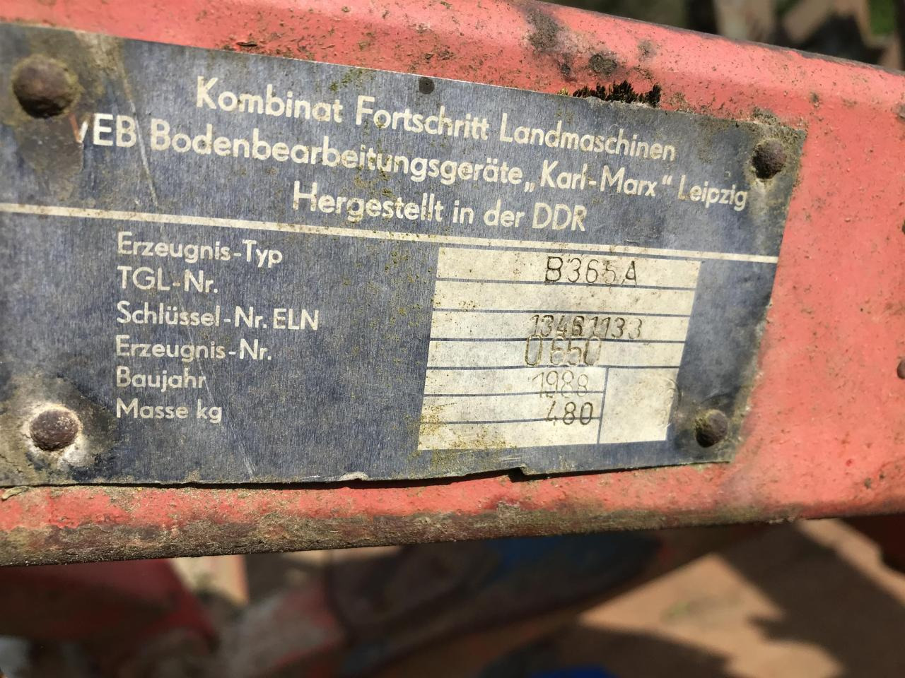 Cultivator Fortschritt B365A Eigenbau: afbeelding 10 Cultivator Fortschritt B365A Eigenbau: afbeelding 10